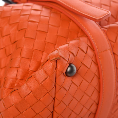 Bottega Veneta Nappa Intrecciato Montaigne Satchel Tangerine 11 of 12