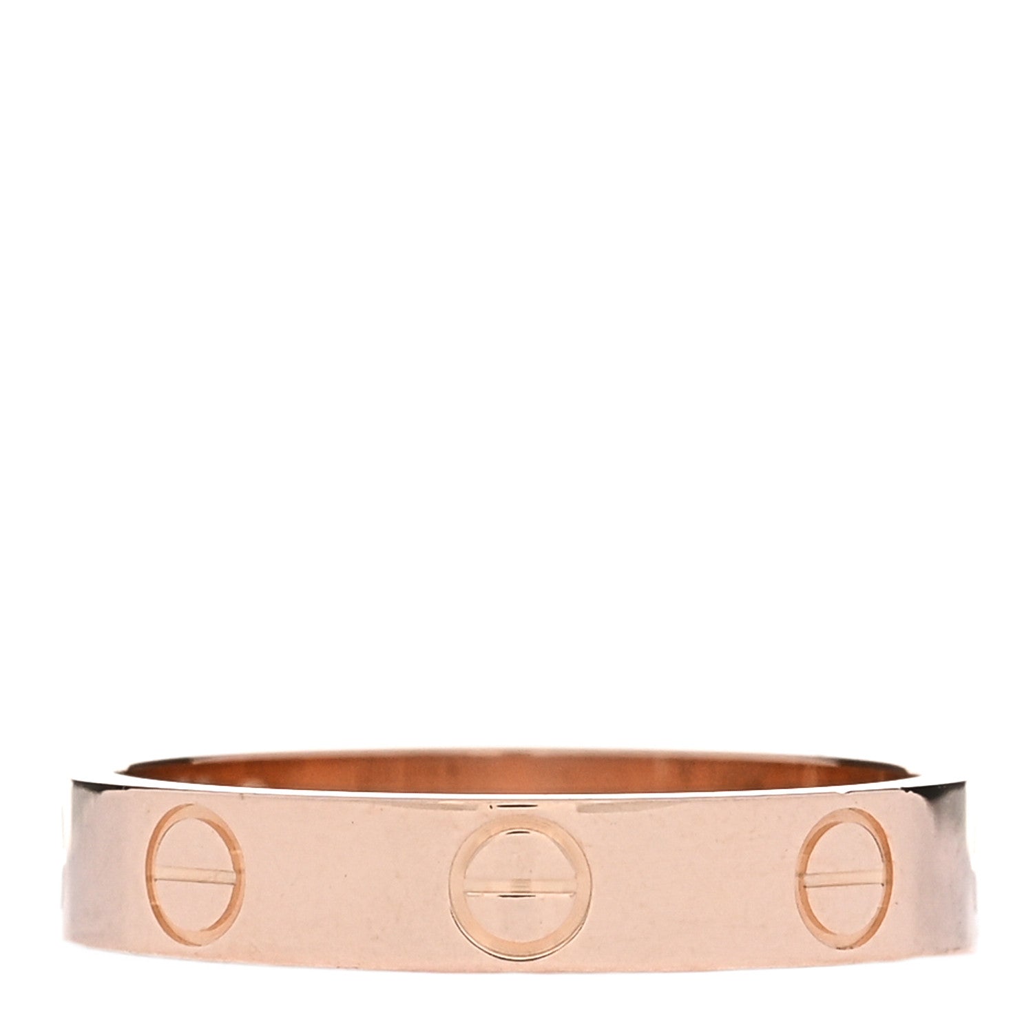 Cartier 18K Pink Gold 3.5mm LOVE Wedding Band Ring 52 6 3 of 4