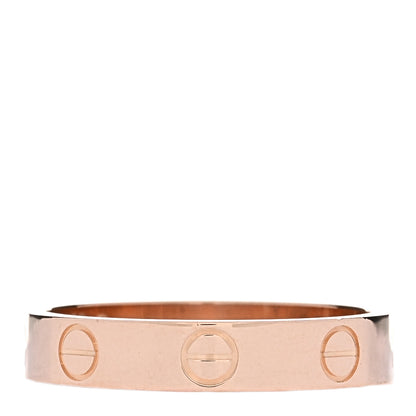 Cartier 18K Pink Gold 3.5mm LOVE Wedding Band Ring 52 6 3 of 4