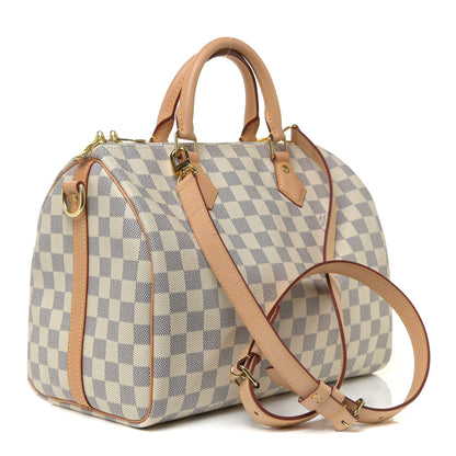 Louis Vuitton Damier Azur Speedy Bandouliere 30 3 of 11
