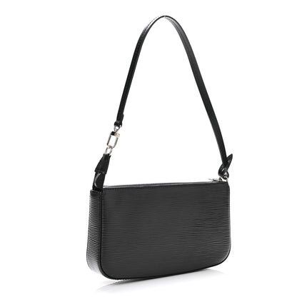 Louis Vuitton Epi Pochette Accessories NM Black 3 of 12