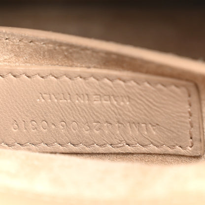 Saint Laurent Calfskin Medium Monogram Sunset Dark Beige 6 of 13