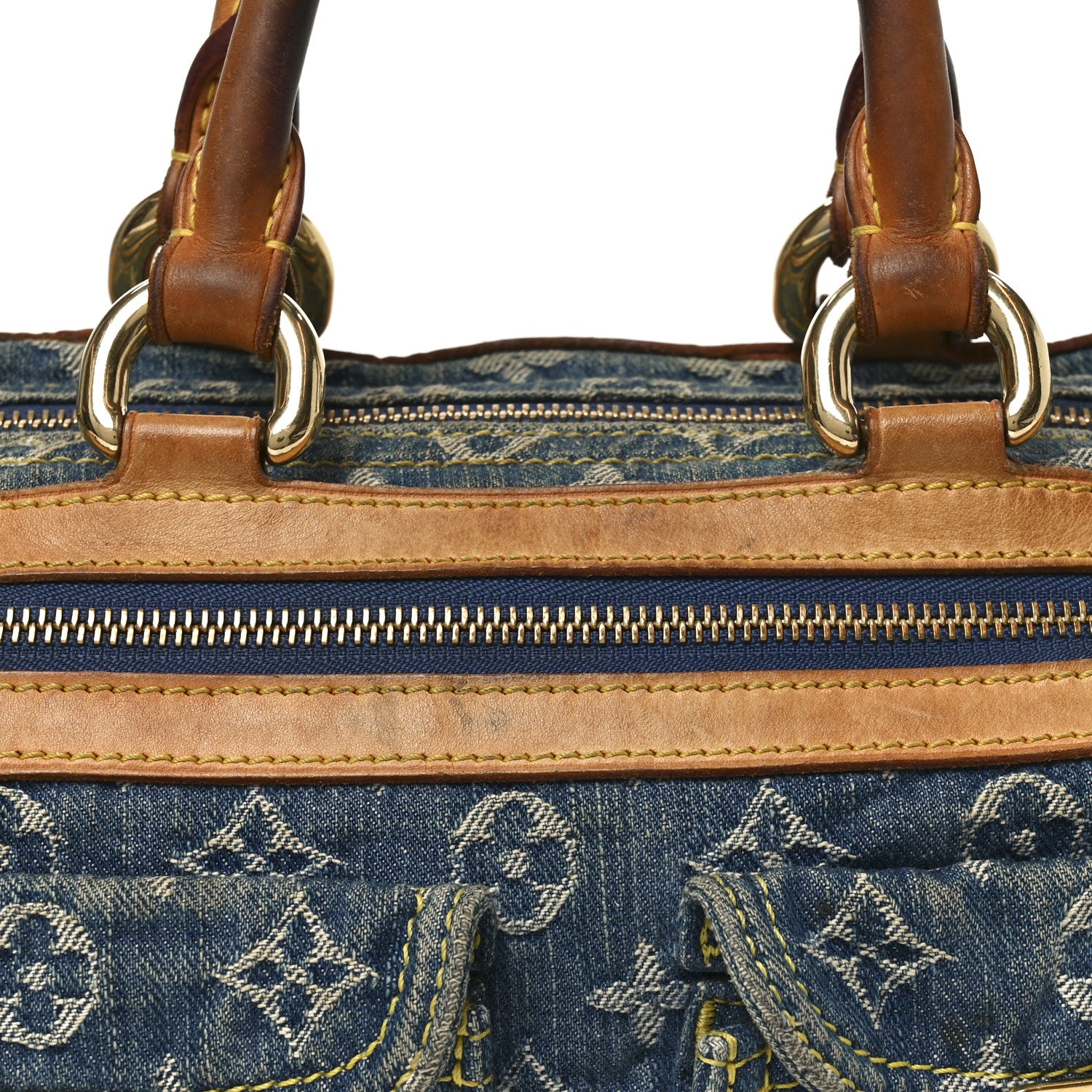 Louis Vuitton Monogram Denim Neo Speedy Blue 7 of 10