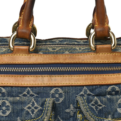 Louis Vuitton Monogram Denim Neo Speedy Blue 7 of 10