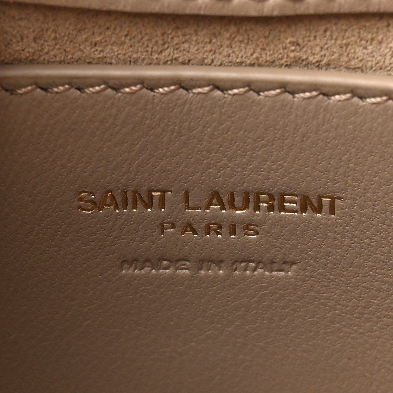 Saint Laurent Vegetable Le 5 A 7 Mini Hobo Dark Beige 7 of 10