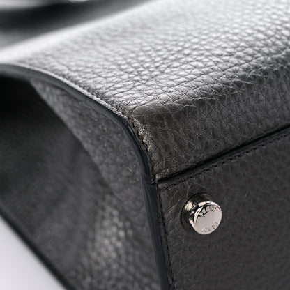 Fendi Cuoio Romano Medium Peekaboo X-Lite Fit Asfalto Latte 9 of 10