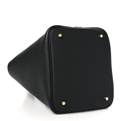 Hermes Taurillon Clemence Picotin Lock 22 MM Black 4 of 11