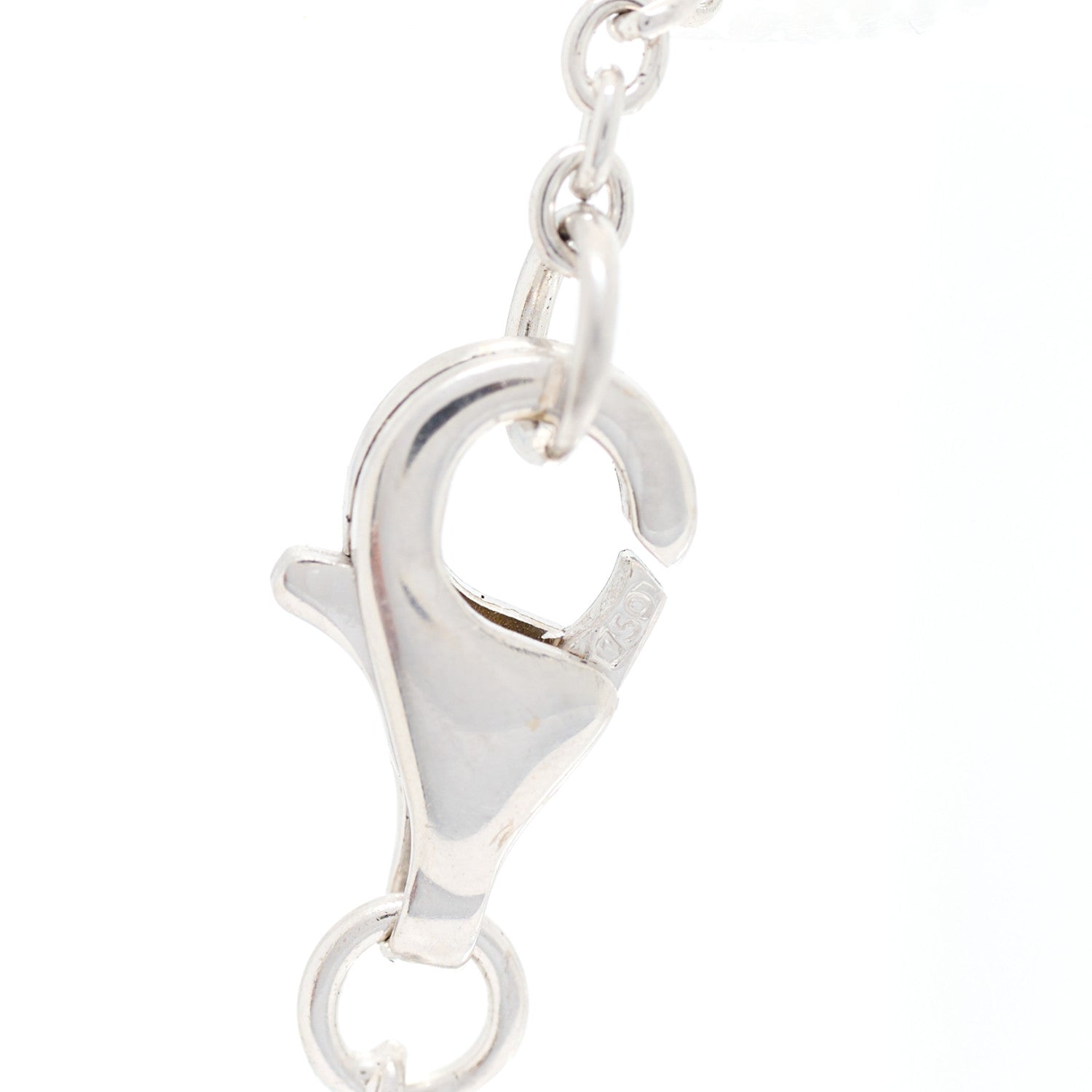 Chanel 18K White Gold Diamond Bouton de Camelia Pendant Necklace 3 of 3