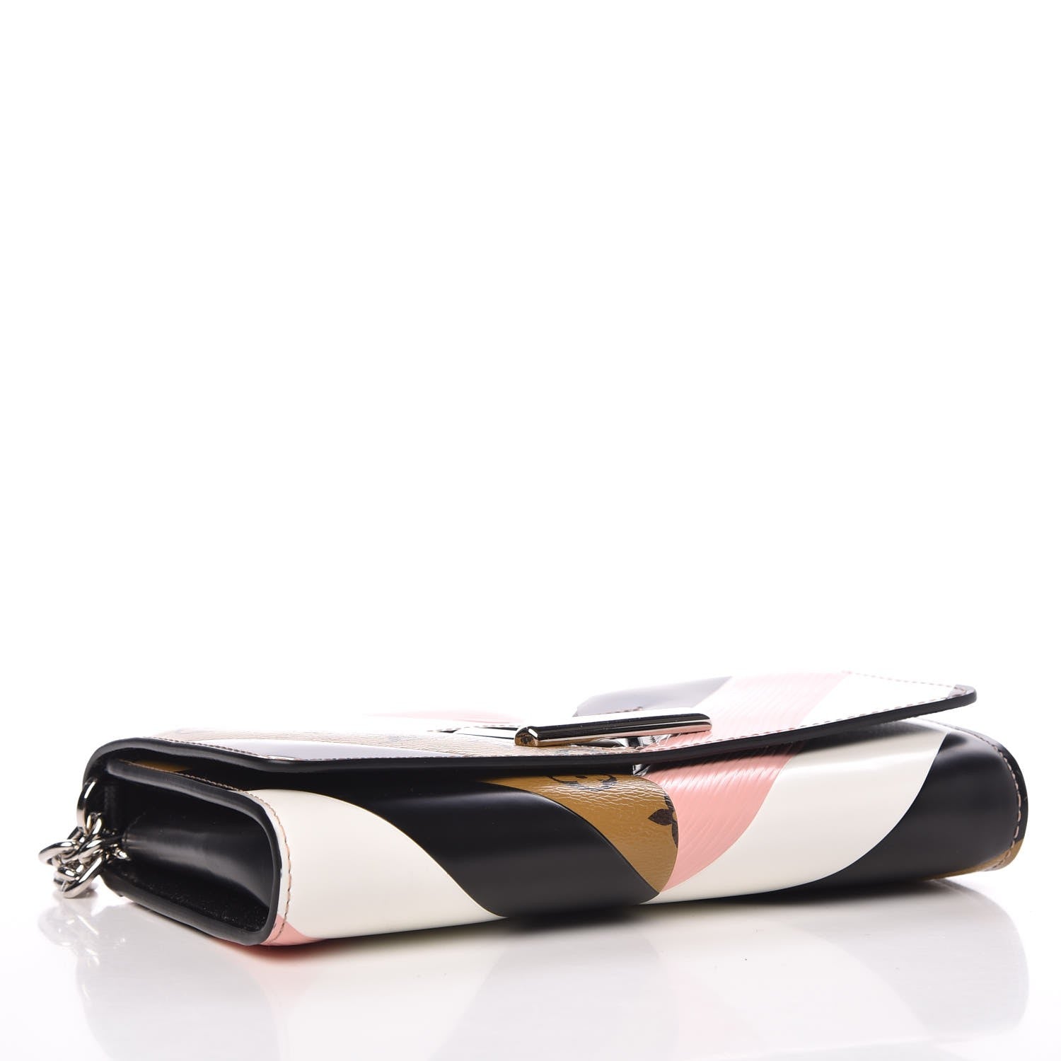 Louis Vuitton Epi Reverse Monogram Twist Chain Wallet Rose Ballerine 4 of 7
