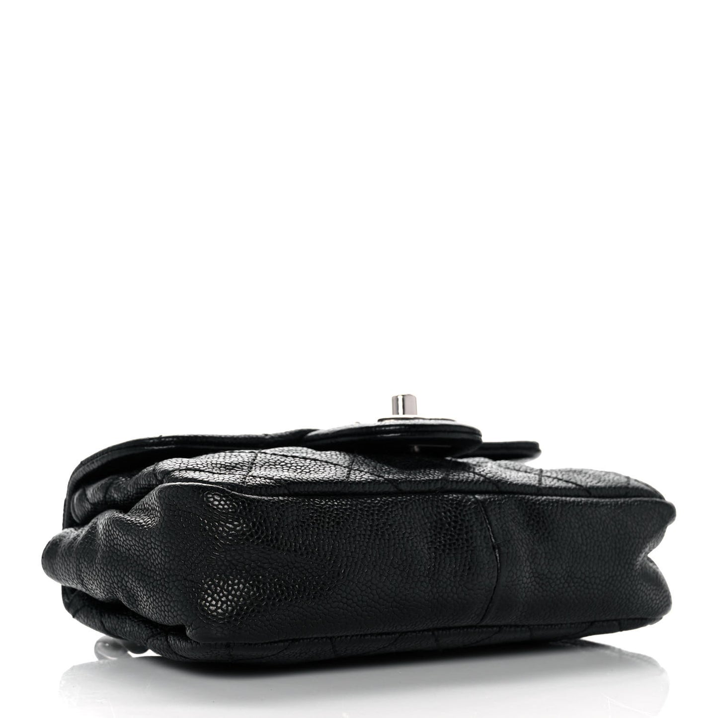 Caviar Quilted Mini Simply CC Flap Black
