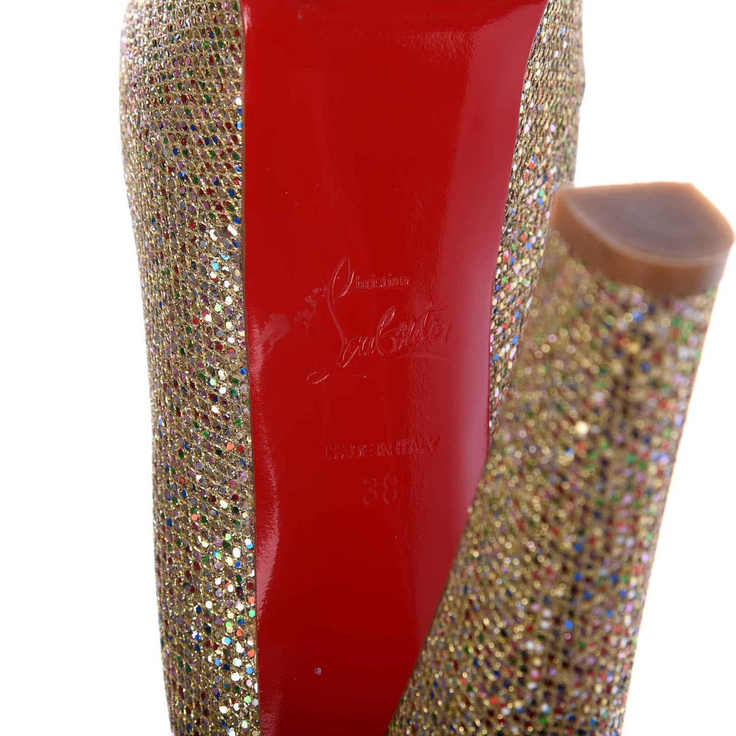 Glitter Bibi 140 Pumps 38 Gold