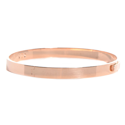 Hermes 18K Rose Gold Diamond PM H D'Ancre Bracelet SH 4 of 6