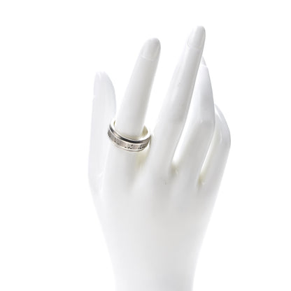 Tiffany Sterling Silver Titanium Atlas Band Ring 61 9.5 2 of 5