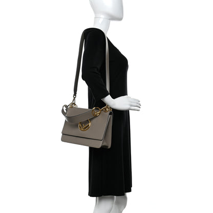 Fendi Vitello Century Opaco F is Fendi Kan I Shoulder Bag Tortora 2 of 11