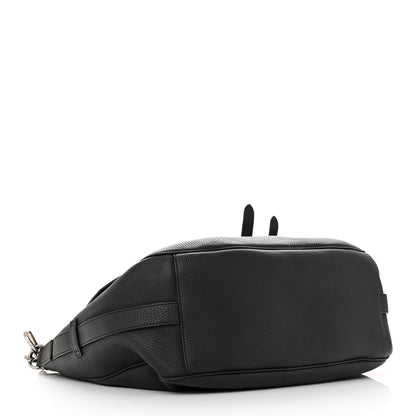 Christian Dior Grained Calfskin Saddle Soft Bag Black 4 of 9
