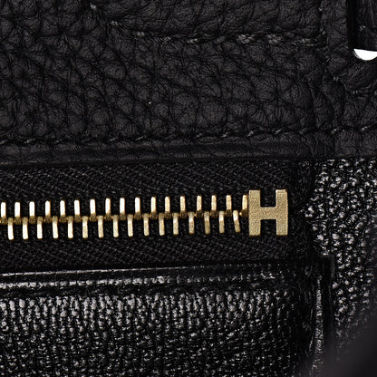 Hermes Togo Kelly Retourne 25 Black 16 of 31