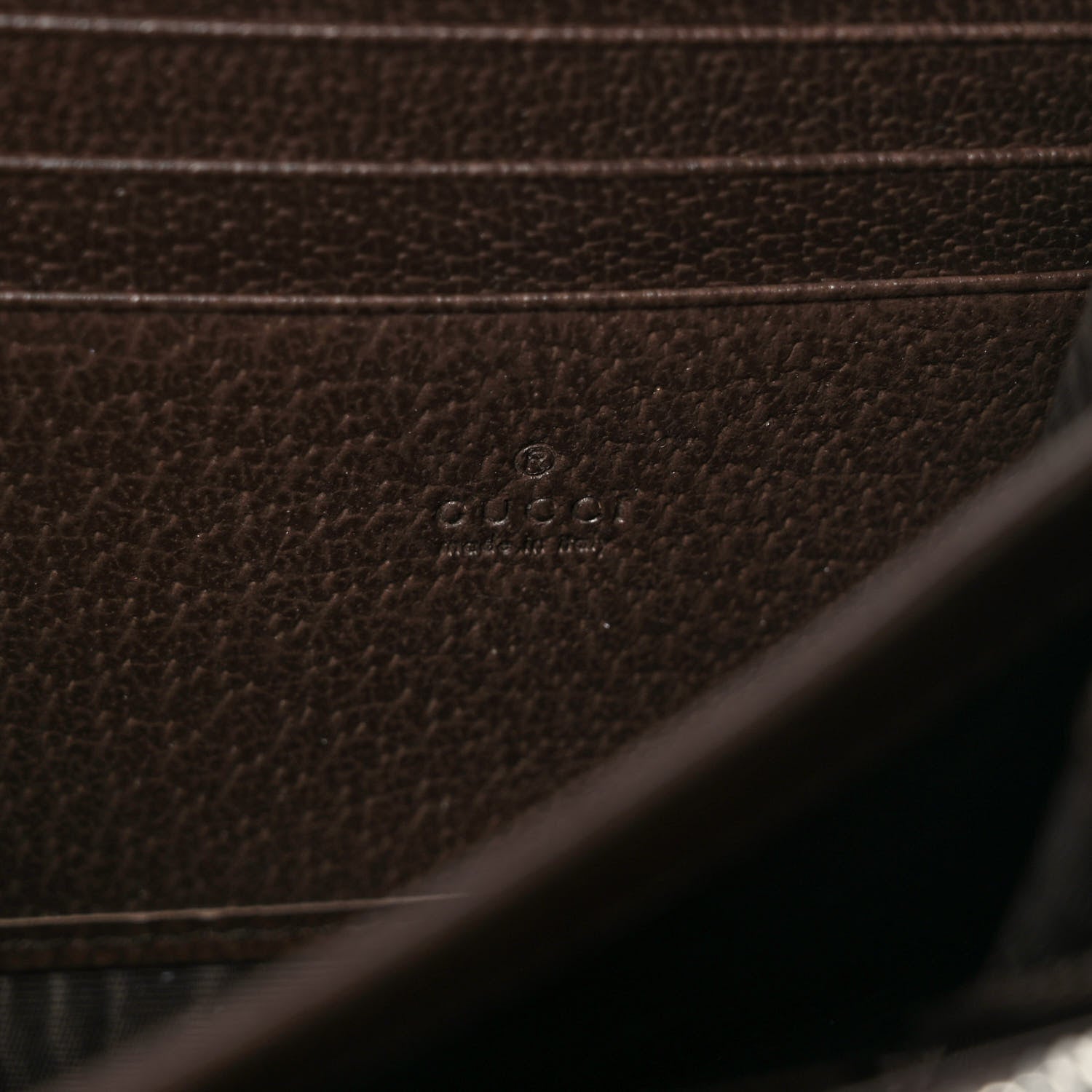 Gucci Monogram Jumbo GG Textured Dollar Calfskin Mini Dionysus Chain Wallet Camel Ebony New Acero 5 of 8