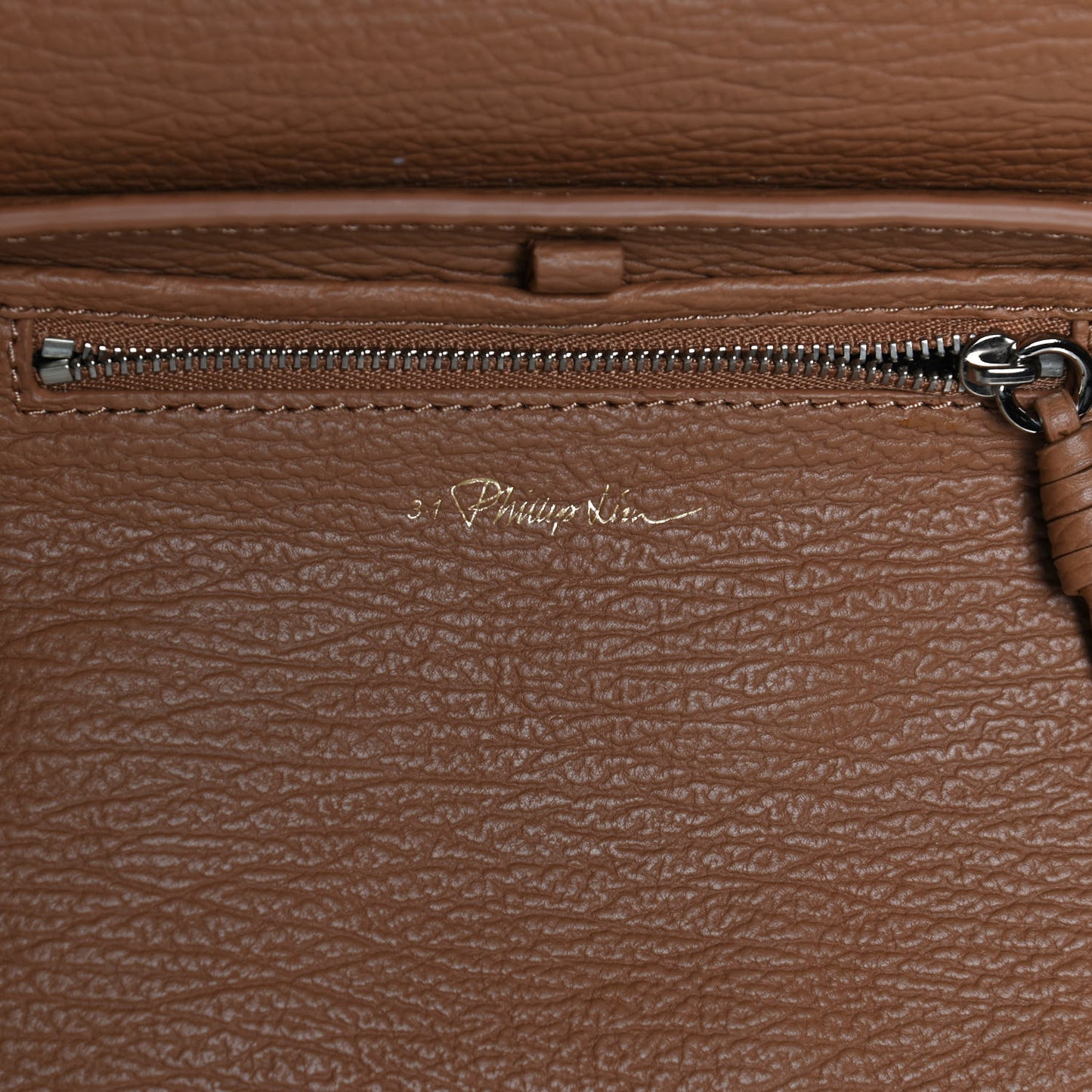 Textured Calfskin Mini Pashli Satchel Tan