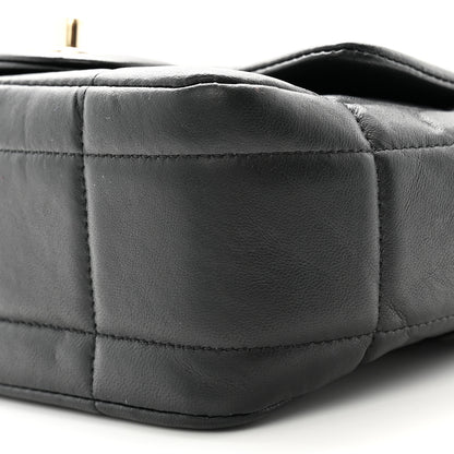 Chanel Lambskin Resin Crystal Square Quilted Mini Monacoco Flap Black 10 of 10