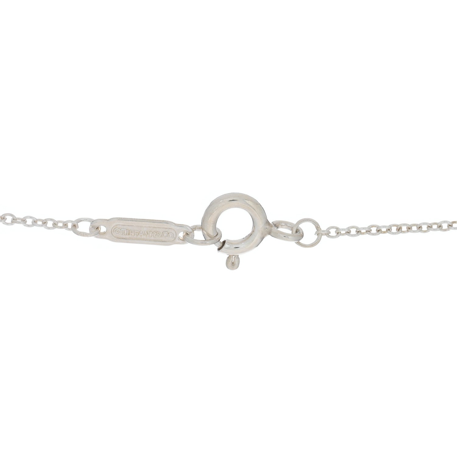Tiffany Sterling Silver 1837 Interlocking Circles Pendant Necklace 4 of 4
