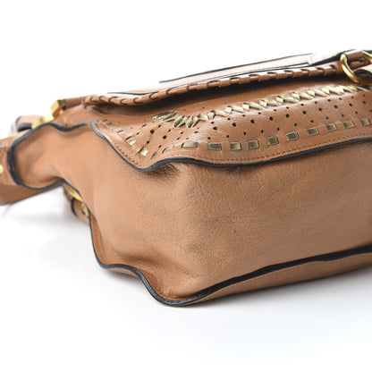 Chloe Calfskin Embroidered Medium Marcie Satchel 6 of 9