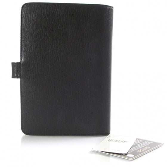 Chanel Leahter Small AGENDA Planner Black 2 of 9