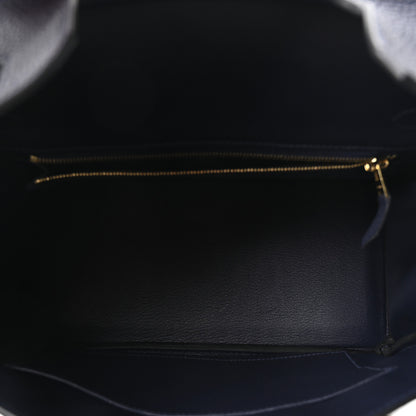Hermes Togo Birkin 25 Bleu Nuit 5 of 10