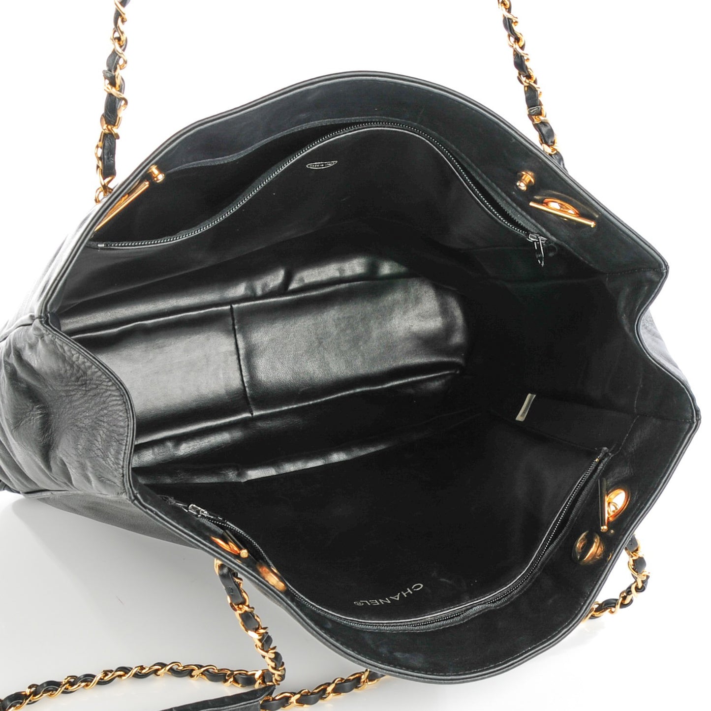 Lambskin Shoulder Bag Black