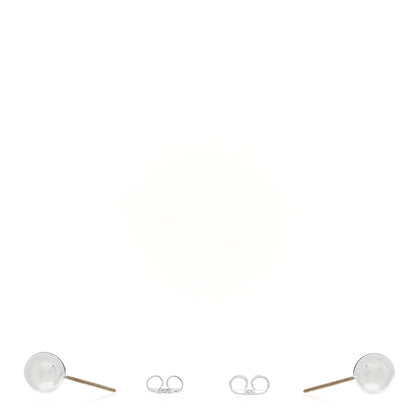 Tiffany Sterling Silver 8mm HardWear Ball Earrings 3 of 4
