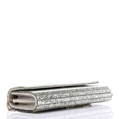 Jimmy Choo Acrylic Glitter Sweetie Clutch Champagne 3 of 4