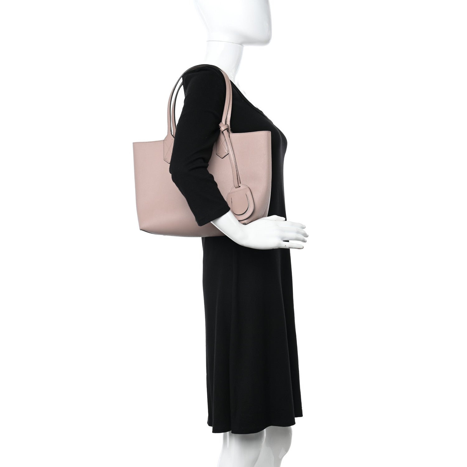 Gucci Textured Calfskin Monogram Small Reversible GG Tote Dark Cipria 2 of 17
