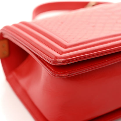 Chanel Snakeskin Medium Boy Flap Red 14 of 15