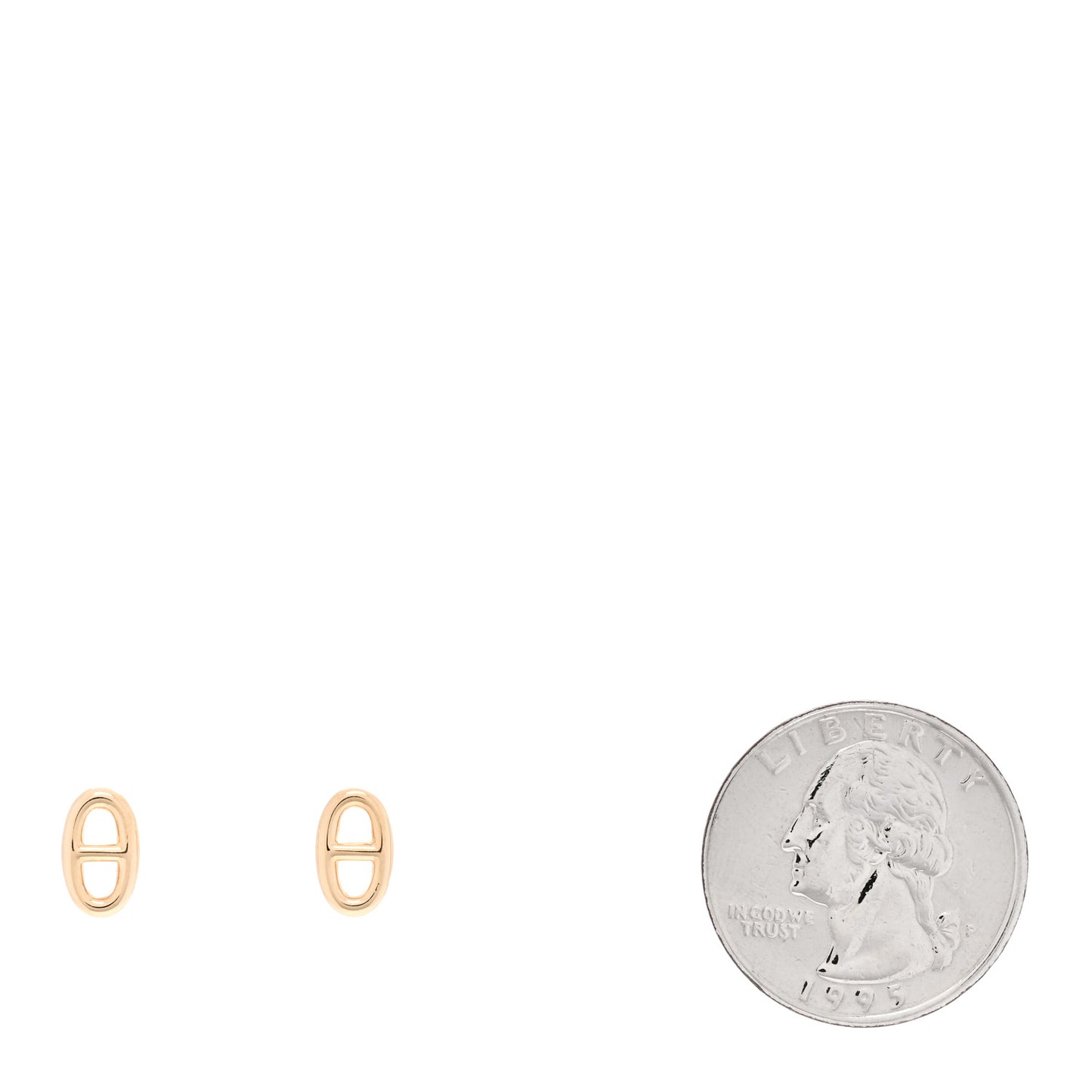 18K Yellow Gold TPM Farandole Stud Earrings