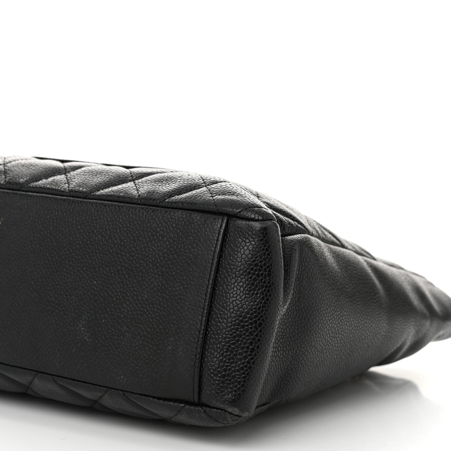 Chanel Caviar Quilted Petit Shopping Tote PST Black 9 of 13