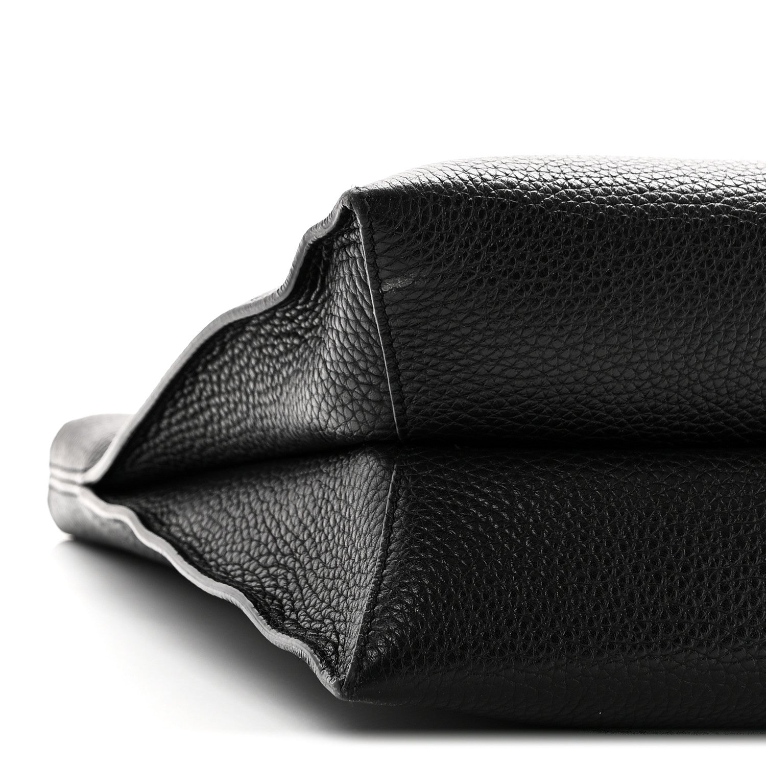 Tom Ford Pebbled Calfskin Small Alix Padlock Zip Hobo Bag Black 9 of 10