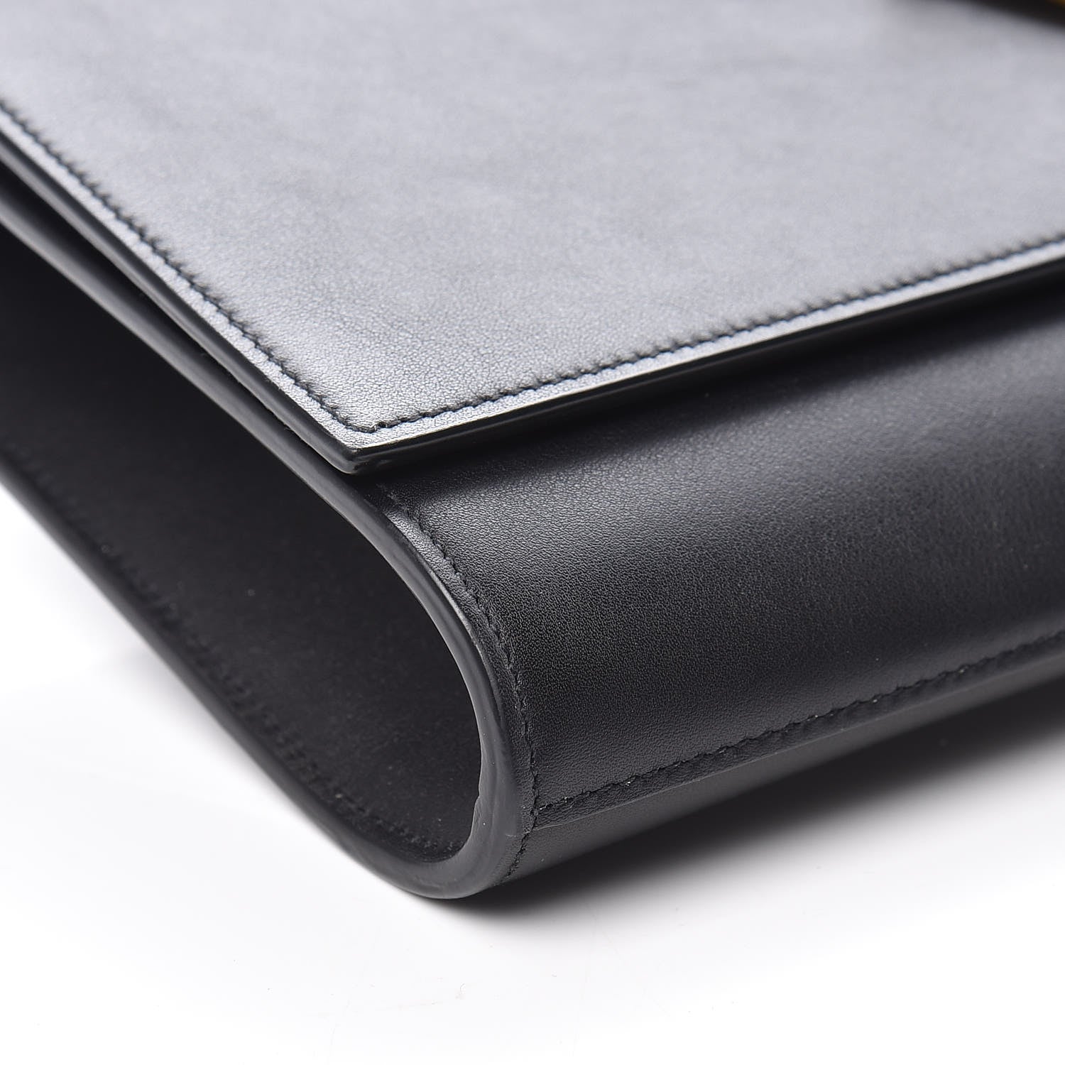 Saint Laurent Calfskin Classic Y Ligne Clutch Black 5 of 9