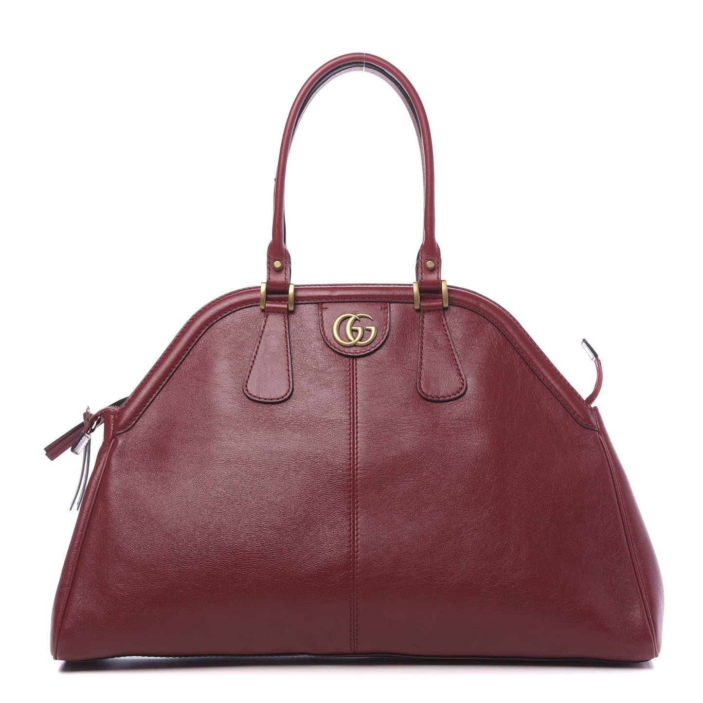 Calfskin Large Re(Belle) Top Handle Bag Red