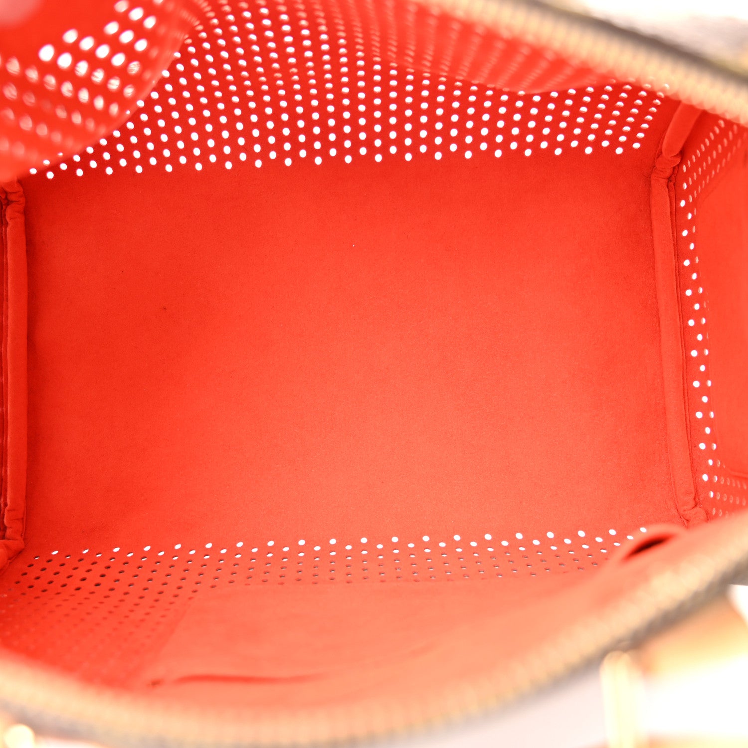 Louis Vuitton Monogram Perforated Speedy 30 Orange 5 of 11