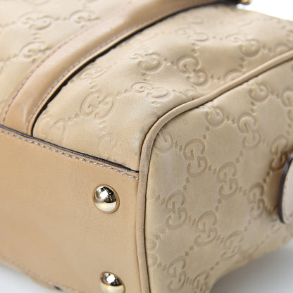 Gucci Guccissima Small Britt Boston Beige 10 of 19