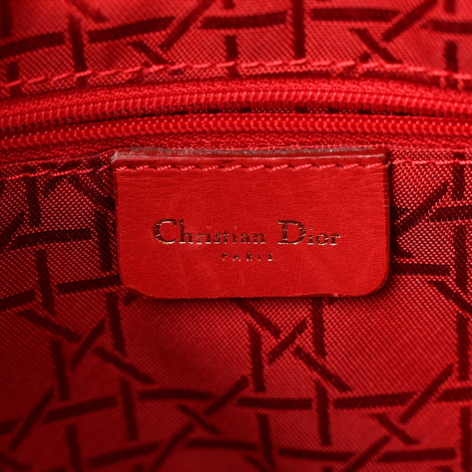 Christian Dior Nylon Cannage Medium Lady Dior Black 6 of 11