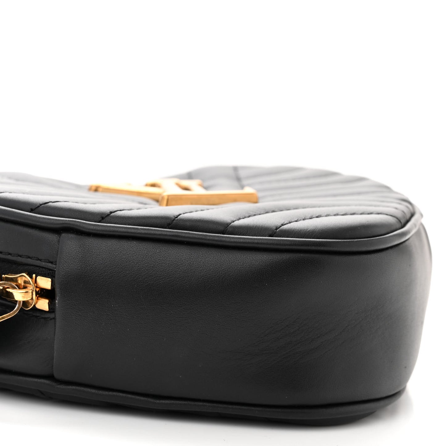 Calfskin New Wave Heart Bag Black