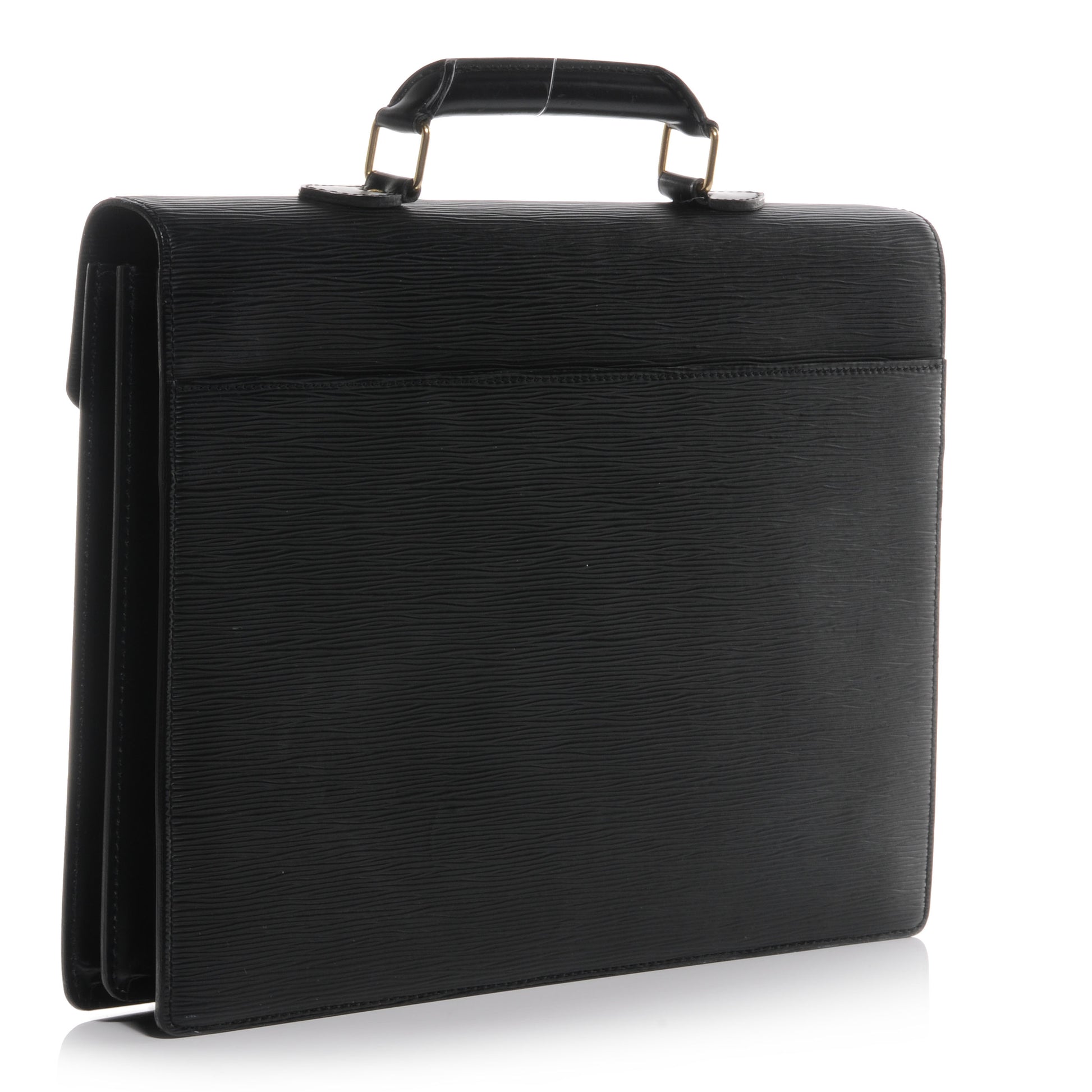 Louis Vuitton Epi Serviette Conseiller Briefcase Black 3 of 8