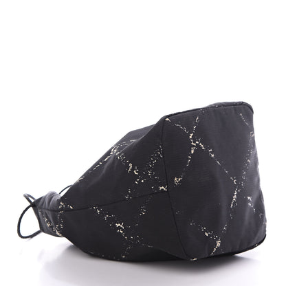 Chanel Nylon Travel Drawstring Bag Black 4 of 9