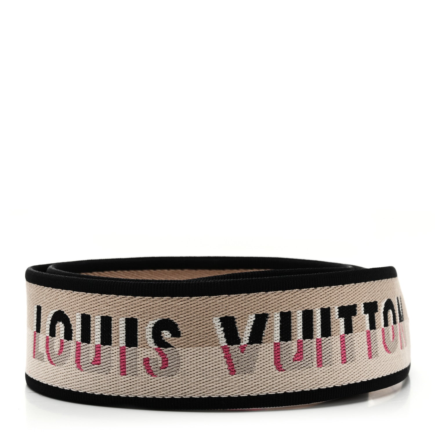 Louis Vuitton Jacquard Diane Shoulder Strap Black 2 of 3