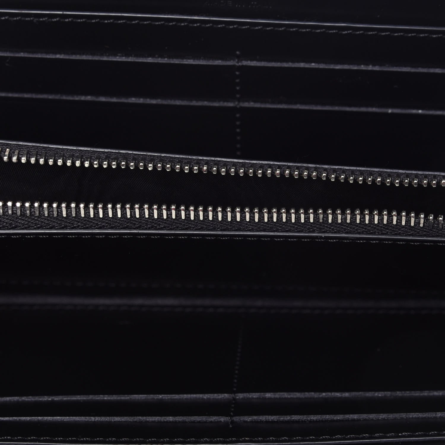 Givenchy Calfskin Logo Zip Around Wallet Black 5 of 10