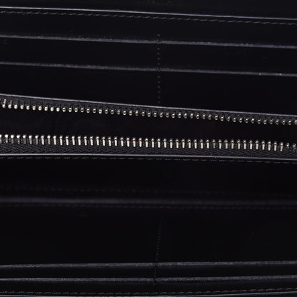 Givenchy Calfskin Logo Zip Around Wallet Black 5 of 10