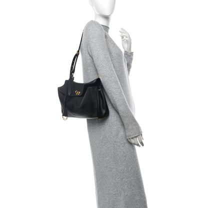 Balenciaga Natural Smooth Calfskin Rodeo Shoulder Bag Black 2 of 12