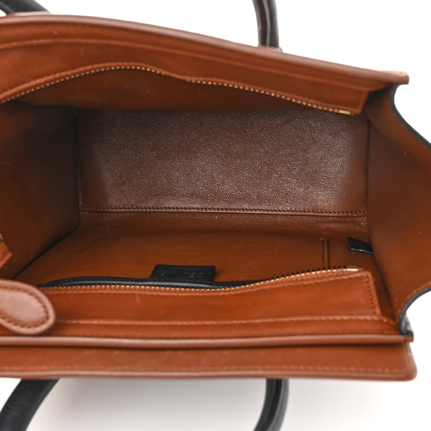 Smooth Calfskin Nano Tri-Color Luggage Multicolor