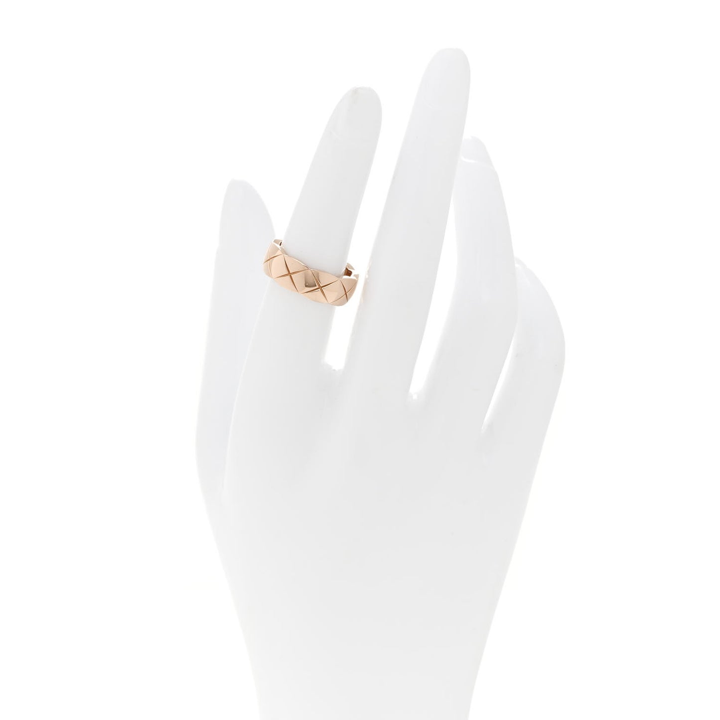 18K Beige Gold Small Coco Crush Ring 51 5.75