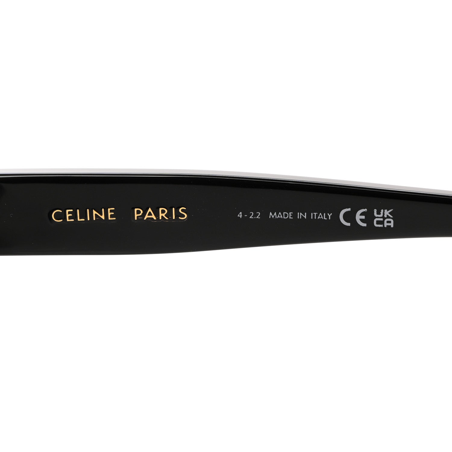 Celine Acetate Cat Eye Sunglasses CL401491 Black 6 of 7